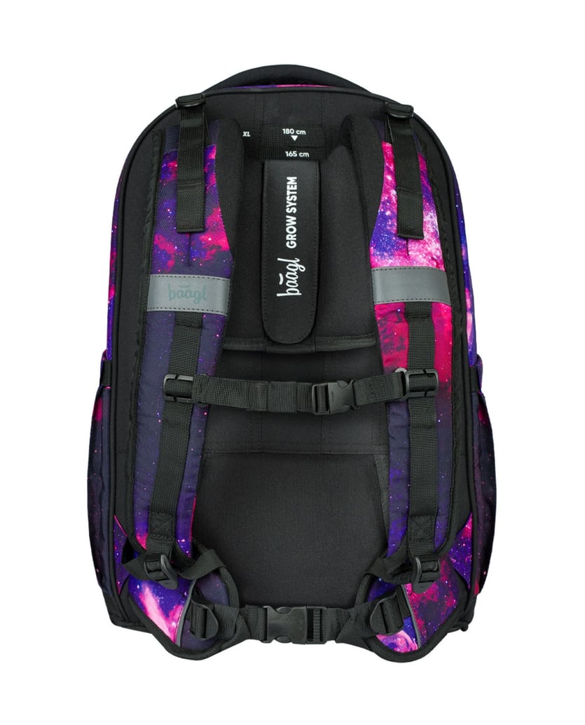 Baagl-Skate-max-Galaxy-Rucksack-Set-3tlg-lila