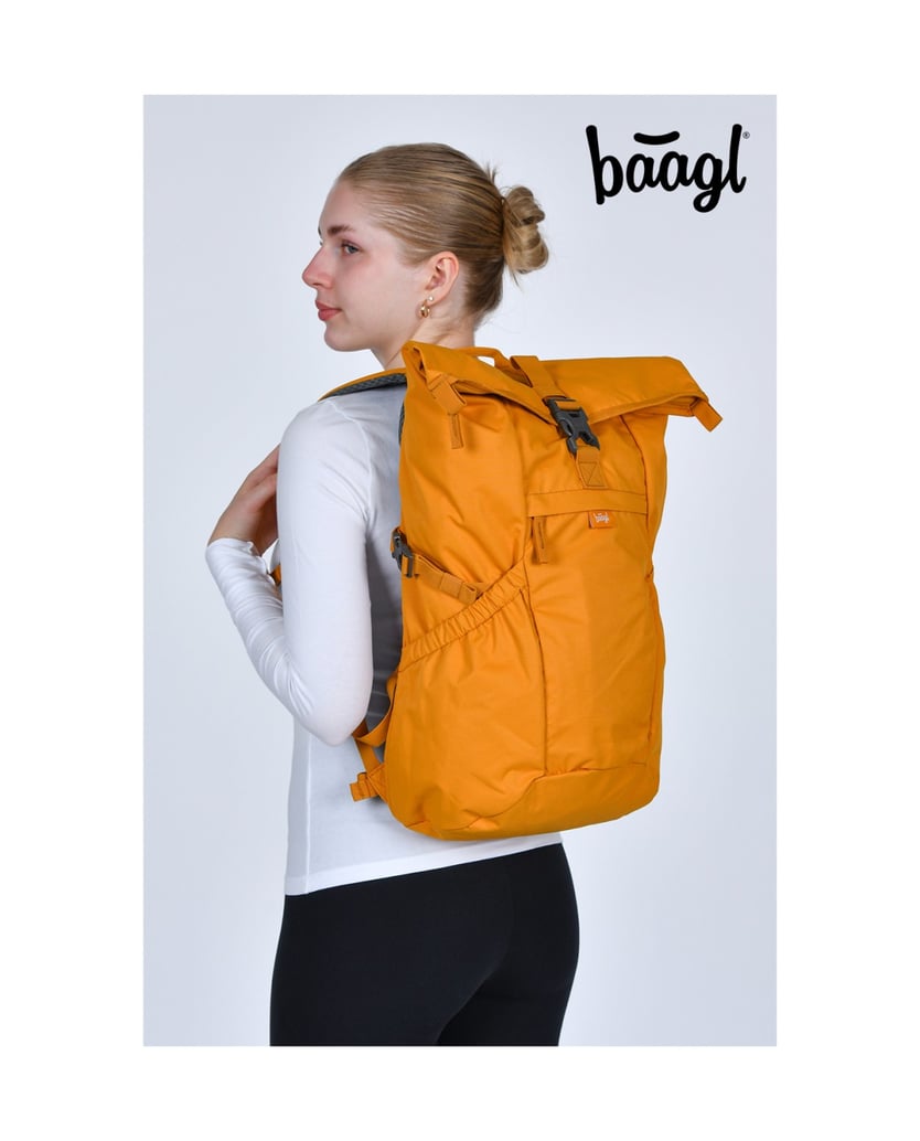 Baagl-Rucksack-Roll-Gelb