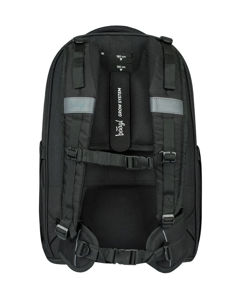 Baagl-Skate-max-Darkness-Rucksack-Set-5tlg-schwarz