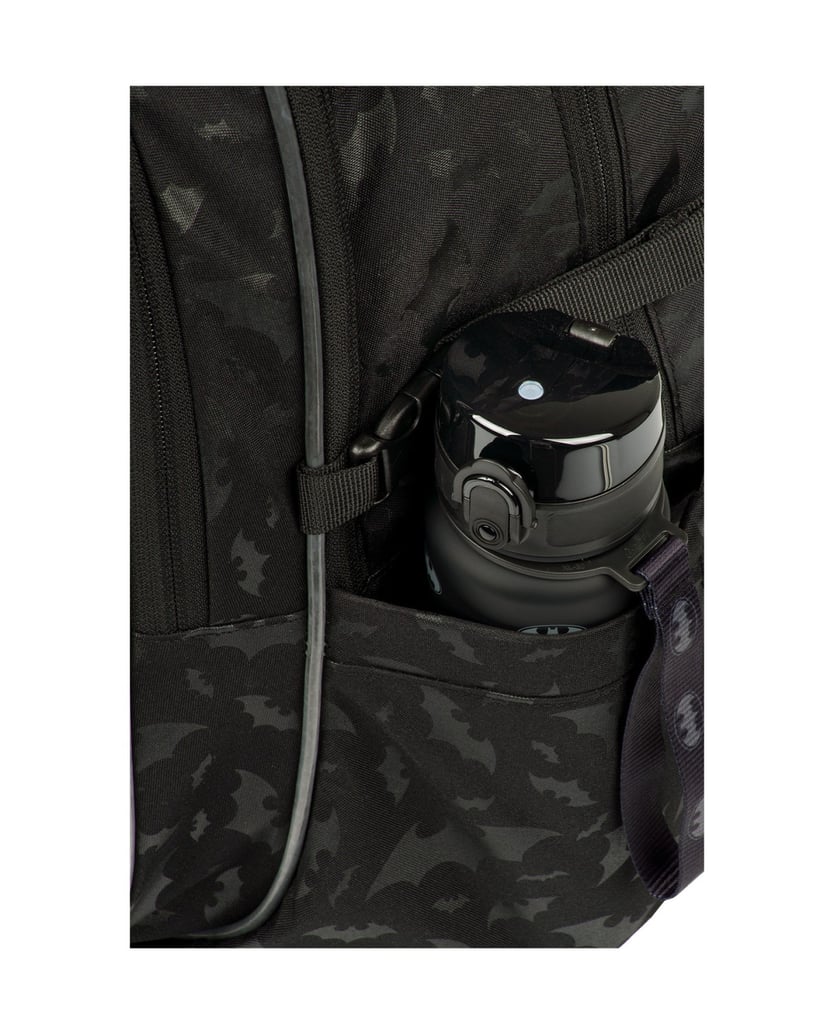 Baagl-Core-Batman-Schwarz-Rucksack-Set-3tlg-schwarz