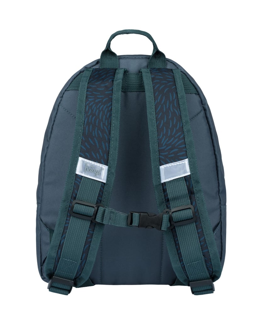 Baagl-Kindergartenrucksack-Panda-grau
