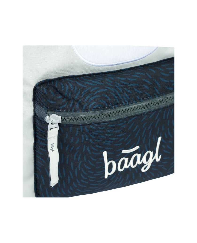 Baagl-Kindergartenrucksack-Panda-grau