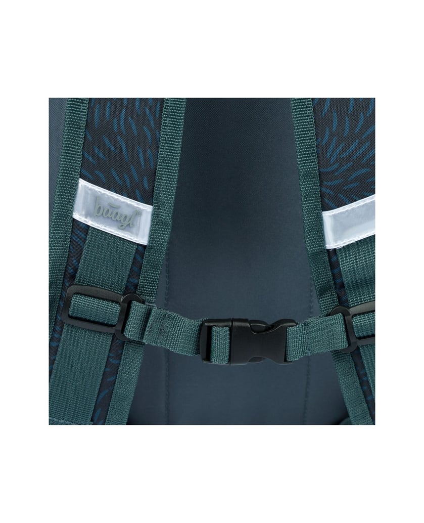 Baagl-Kindergartenrucksack-Panda-grau
