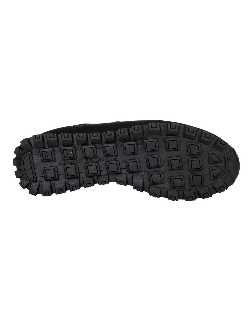 Armani-Exchange-Damen-Sneaker-1er-Pack-SNEAKER-DROP-MICROSUEDE-schwarz