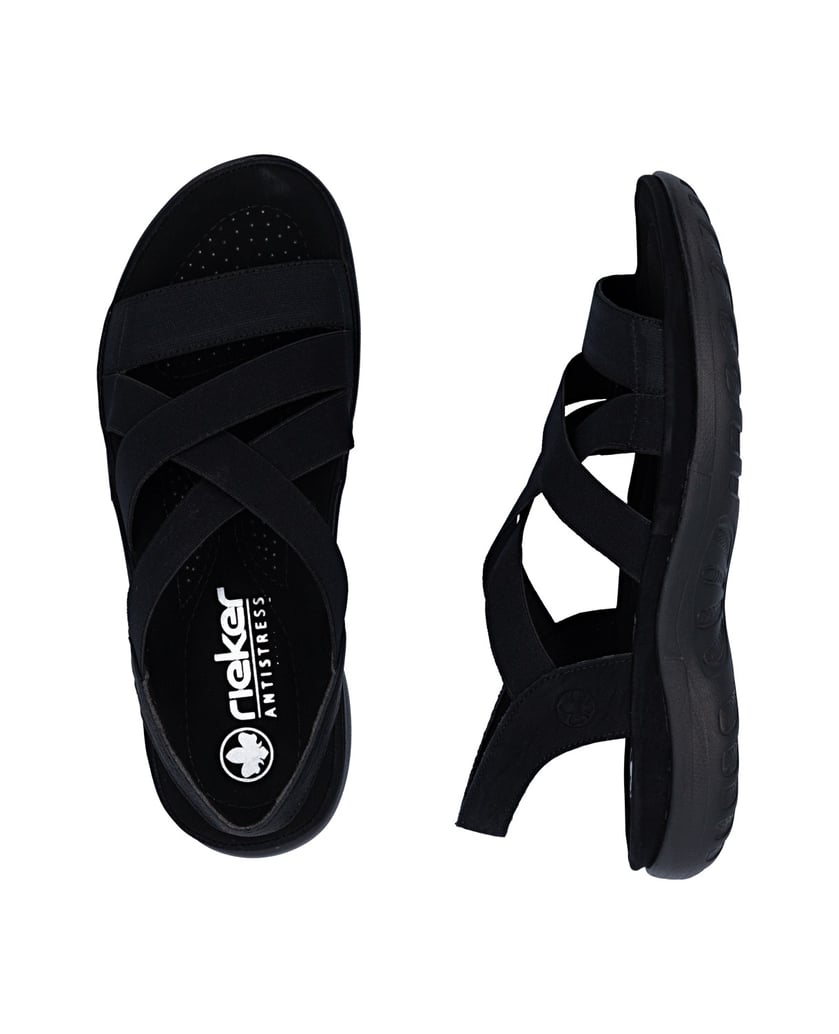 Rieker-Pantoletten-64857-schwarz
