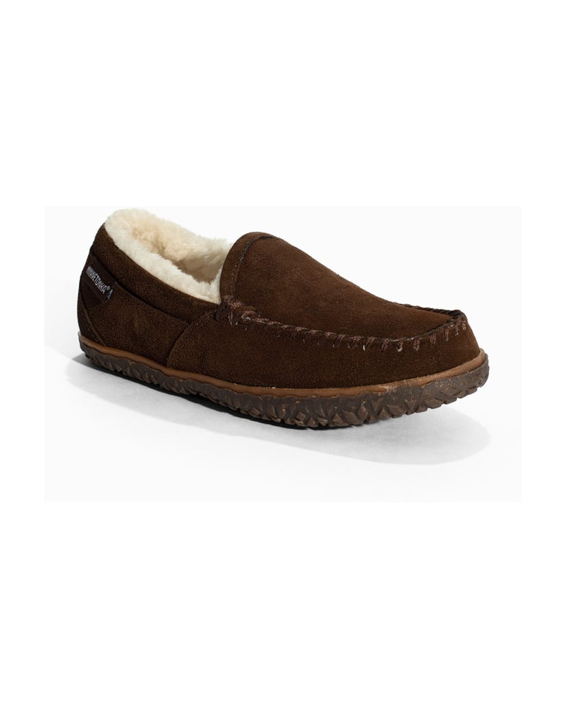 MINNETONKA-Tempe-leather-Loafers-braun