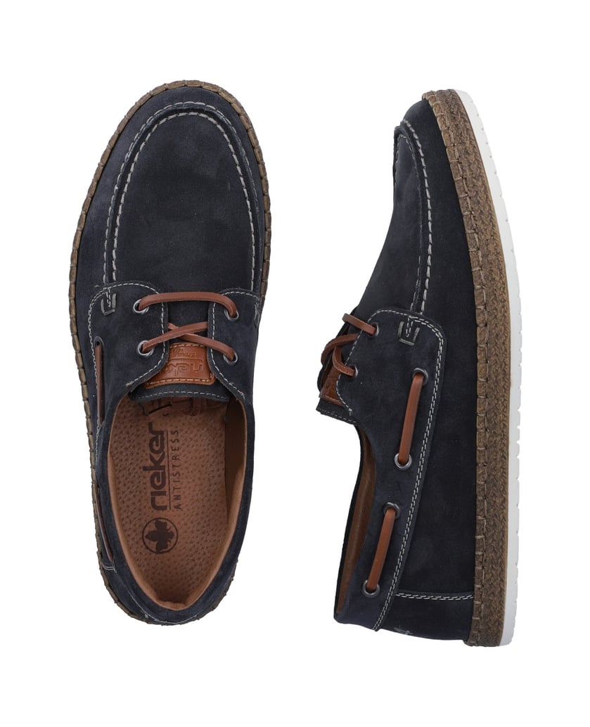 Rieker-Schnürschuhe-B5220-blau