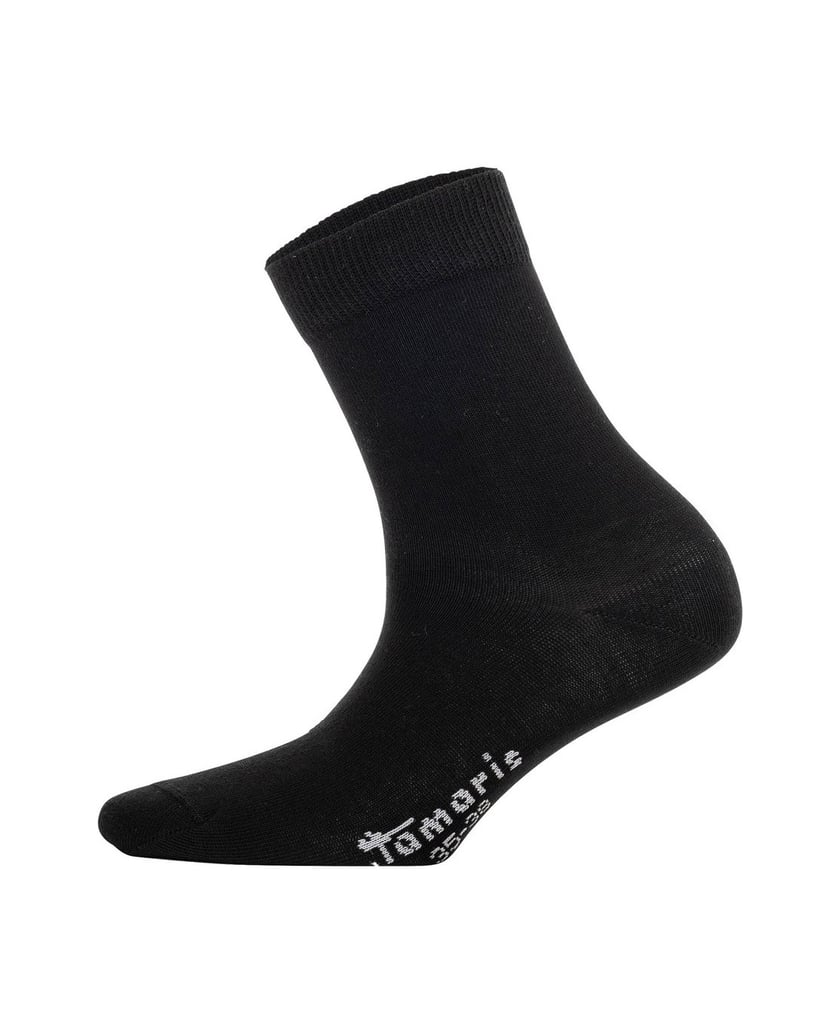 TAMARIS-Damen-Socken-3er-Pack-Comfort-Cotton-Socks-3-Pack-schwarz