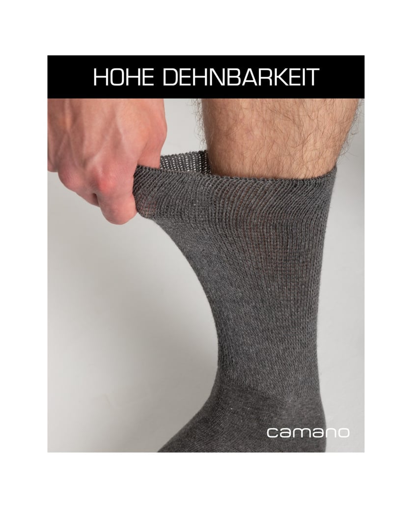 Camano-Diabetikersocken-schwarz