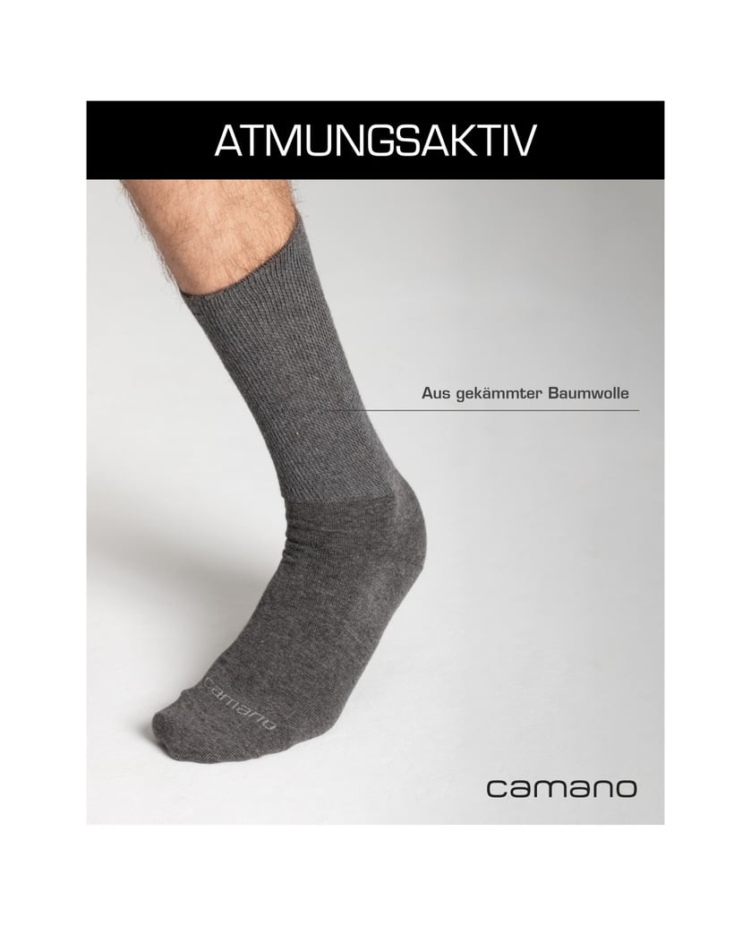 Camano-Diabetikersocken-schwarz