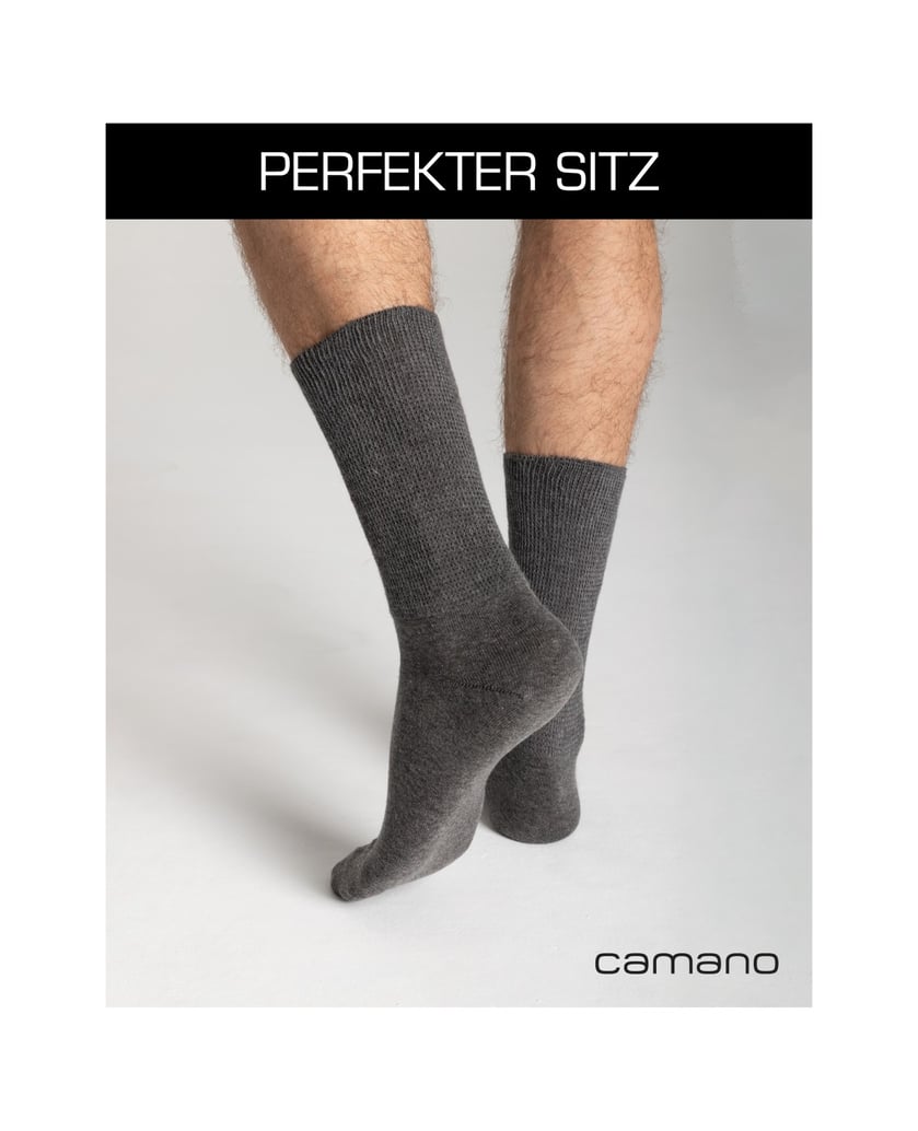 Camano-Diabetikersocken-schwarz
