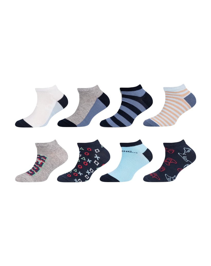 Camano-Sneakersocken-motiv-schwarz