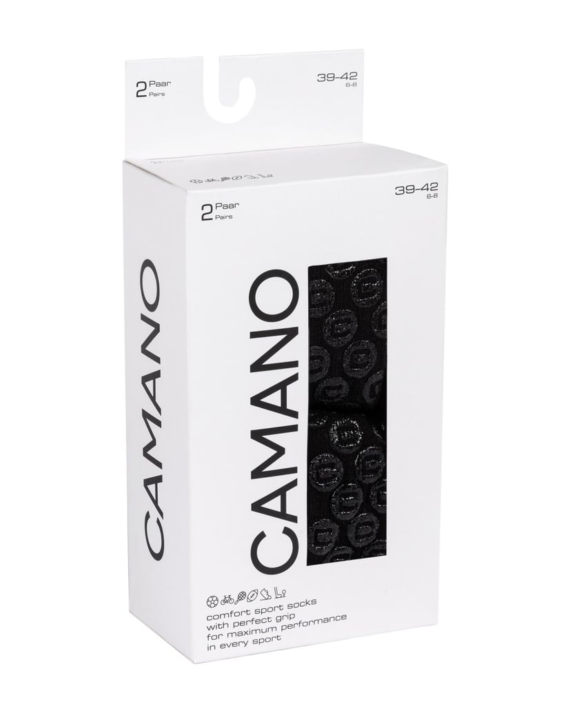Camano-Sportsocken-mit-Grip-Extrastark-Anti-Rutsch-Fußballsocken-Tennissocken-Schweißabsorbierend-Perfekter-Sitz--Coolmax-Netzbelüftung--verstärktem-Fersen--und-Zehenbereich-schwarz