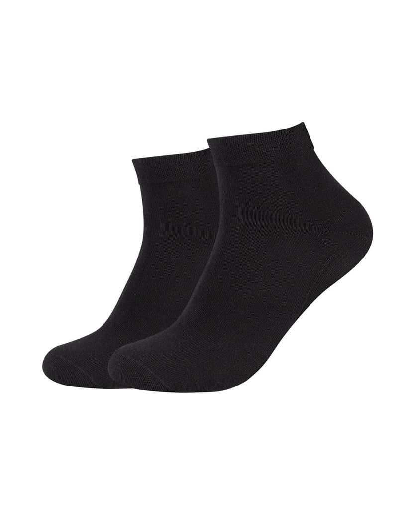 Camano-Kurzsocken-bamboo-schwarz