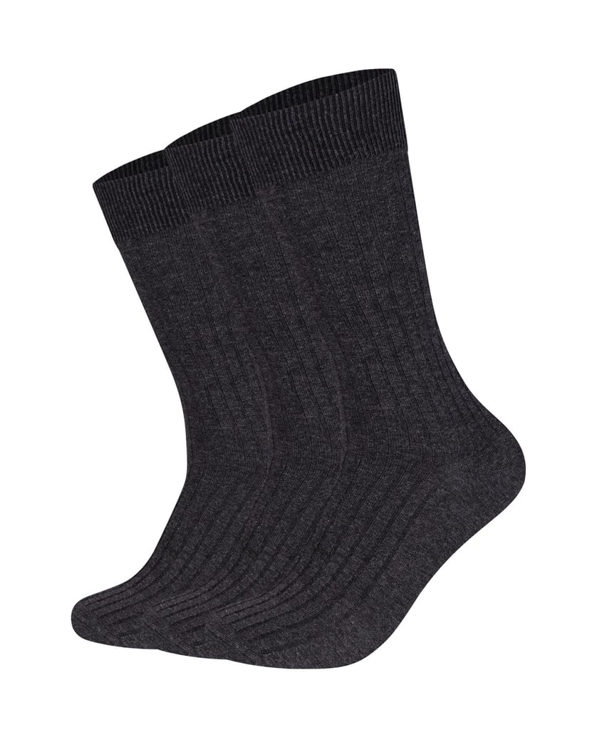 Camano-Socken-comfort-fine-rib-dunkelgrau