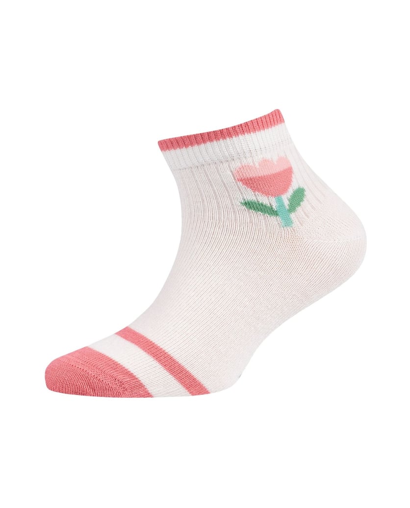 Camano-Kurzsocken-weiss-kombiniert