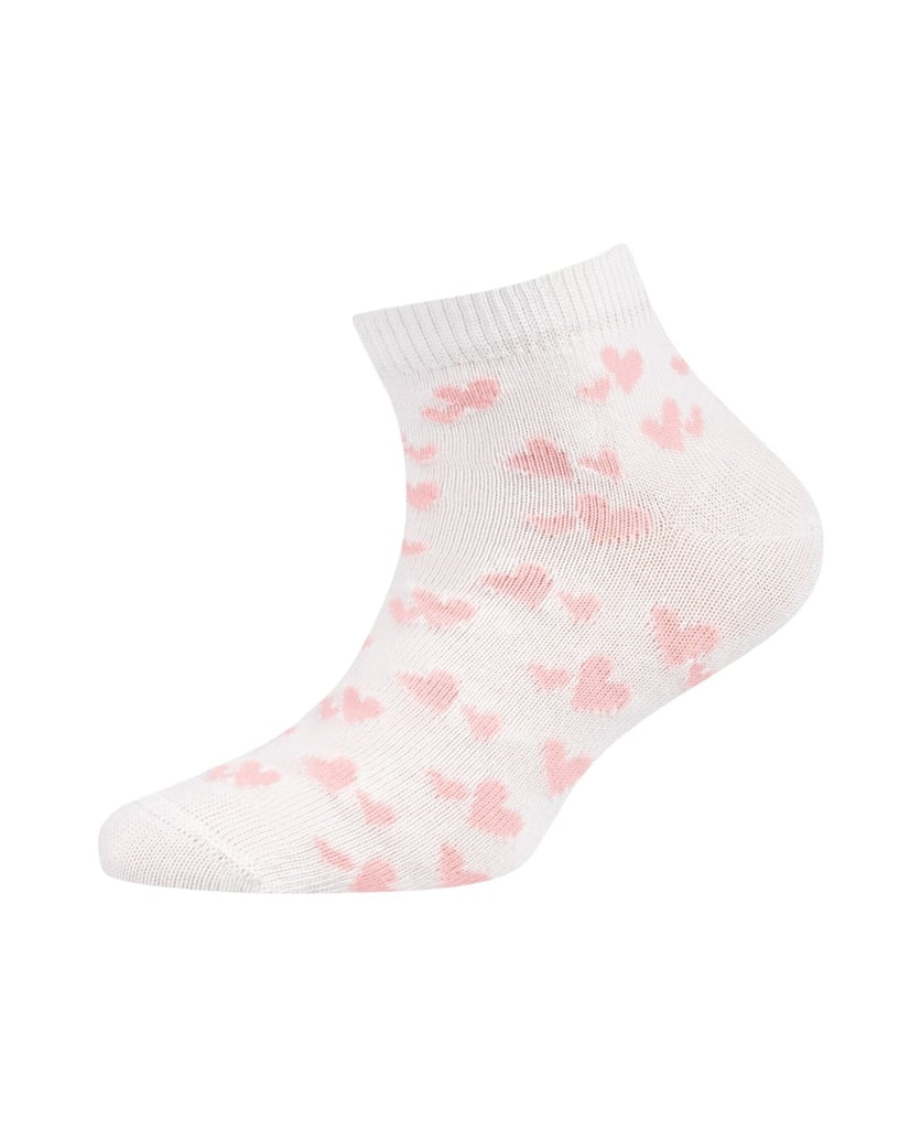 Camano-Kurzsocken-weiss-kombiniert