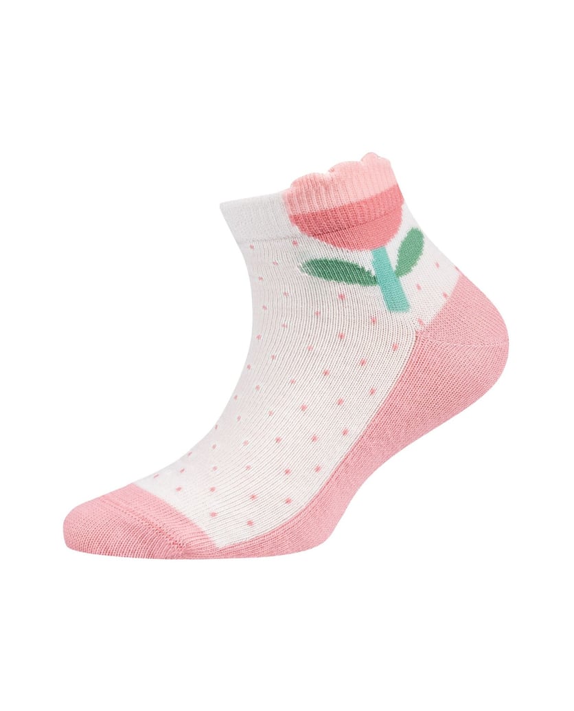 Camano-Kurzsocken-weiss-kombiniert