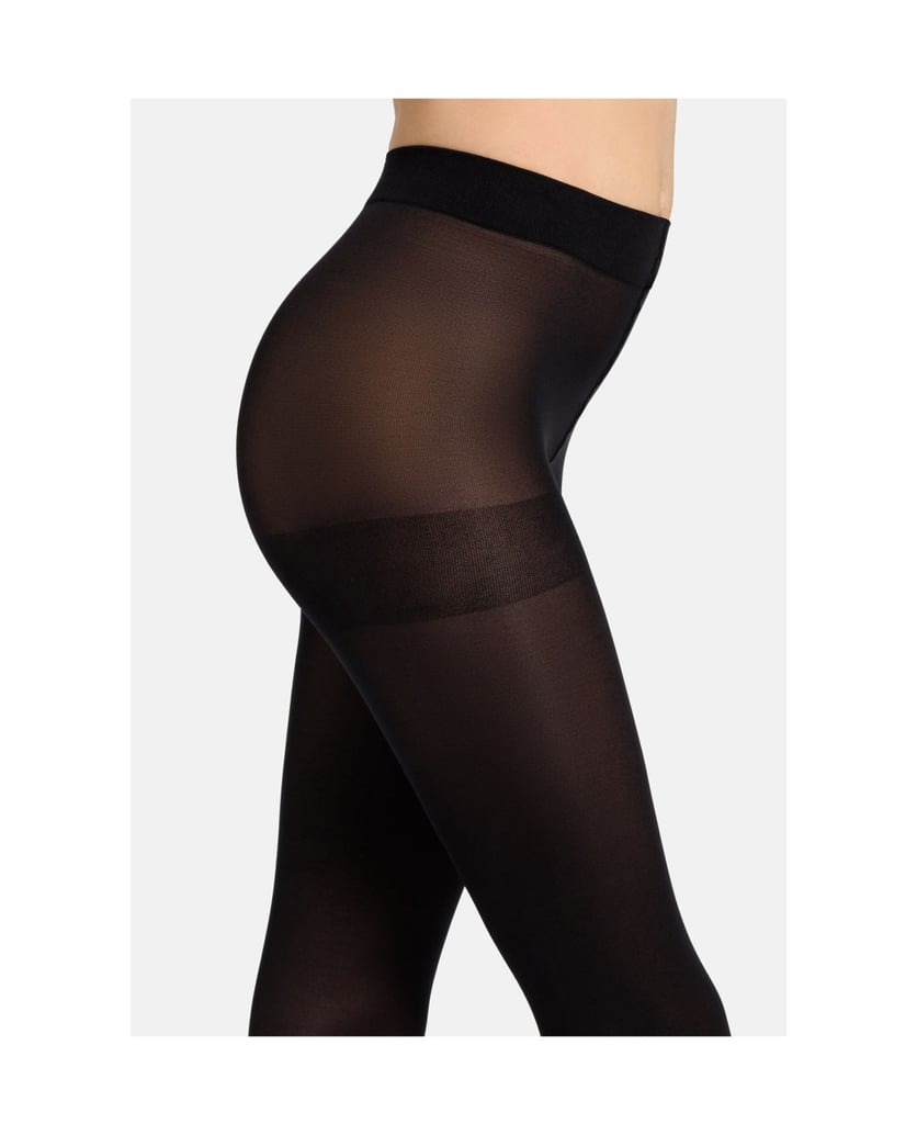 Camano-Strumpfhose-60-DEN-Halb-Blickdicht-Ringelfrei-Warm-Premium-Druckfrei-Bequem-Kombinierbar-Verstärkter-Fuss-blau