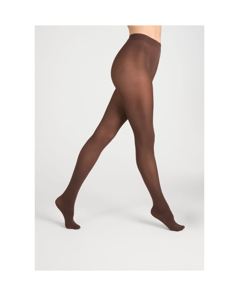 Camano-Strumpfhose-60-DEN-Halb-Blickdicht-Ringelfrei-Warm-Premium-Druckfrei-Bequem-Kombinierbar-Verstärkter-Fuss-braun