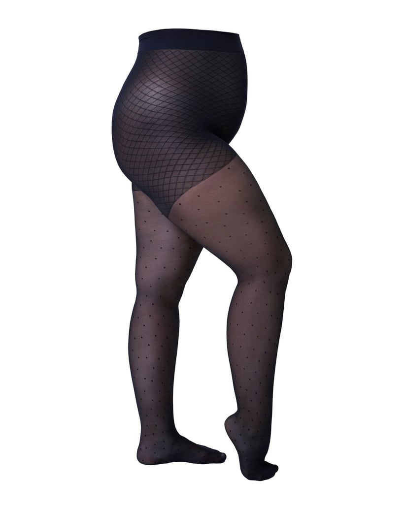 Camano-Strumpfhose-Curvy-Dots-schwarz