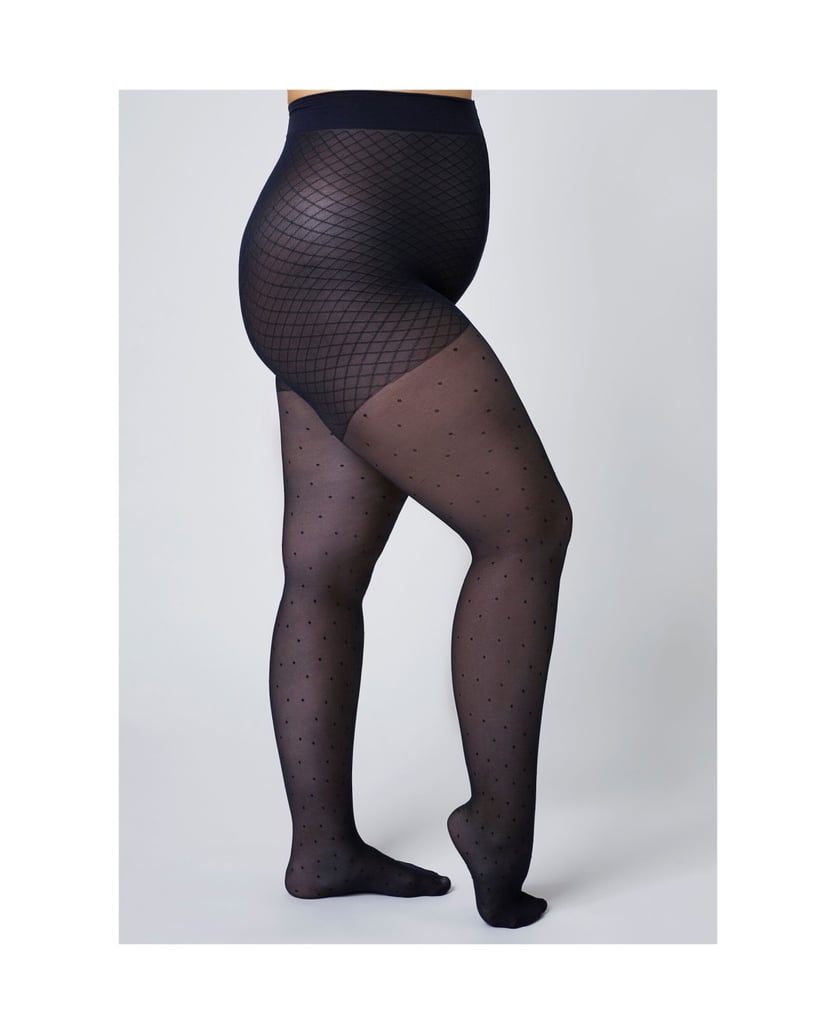 Camano-Strumpfhose-Curvy-Dots-schwarz