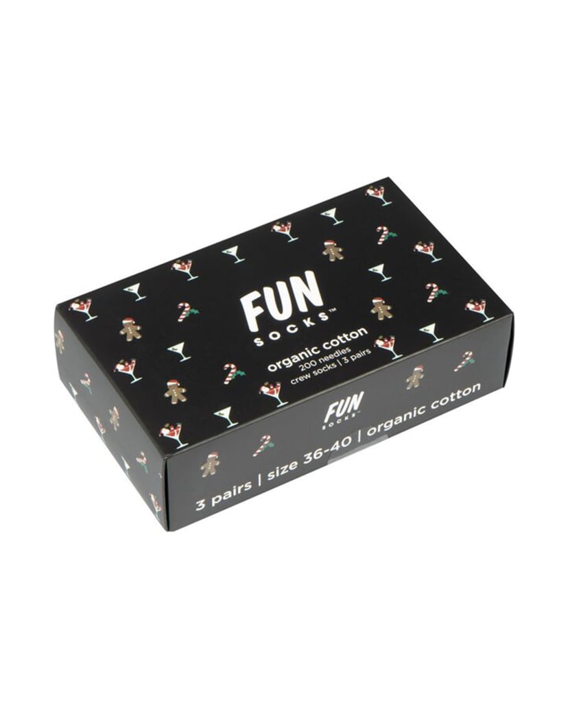 Fun-Socks-Socken-Christmas-in-Box-schwarz