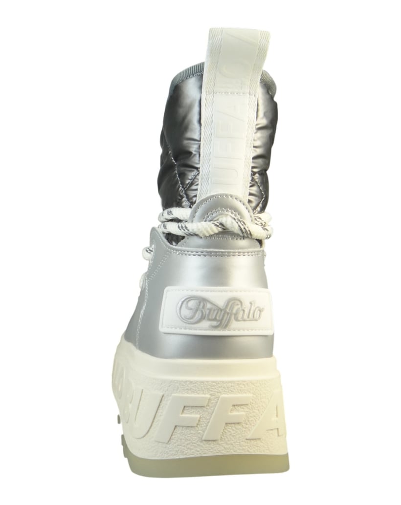 Buffalo-Stiefeletten-silber