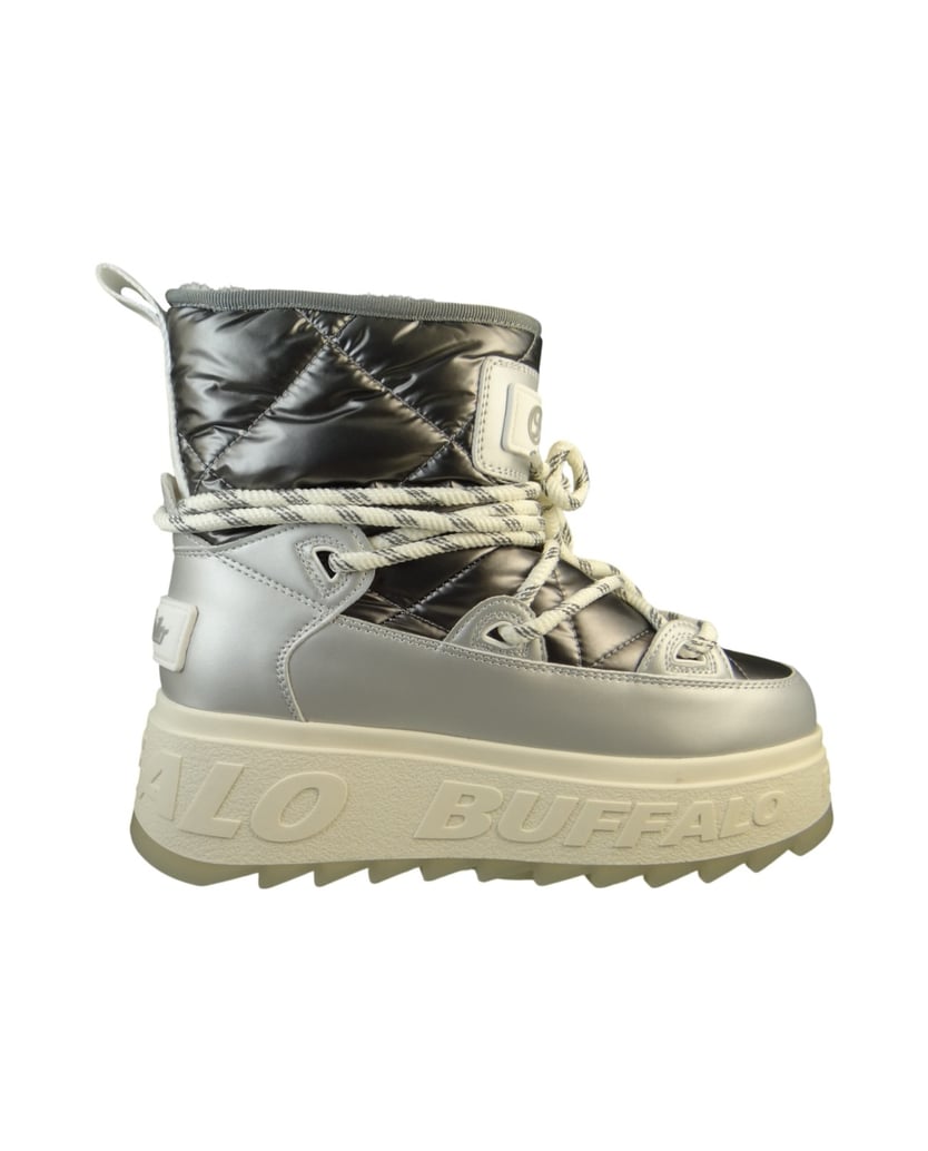 Buffalo-Stiefeletten-silber