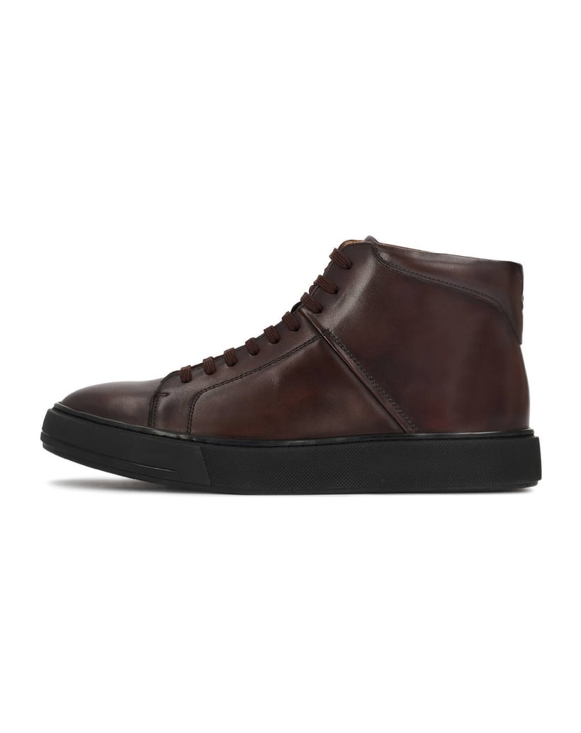 Kazar-Braune-Turnschuhe-mit-hohem-Schaft-braun