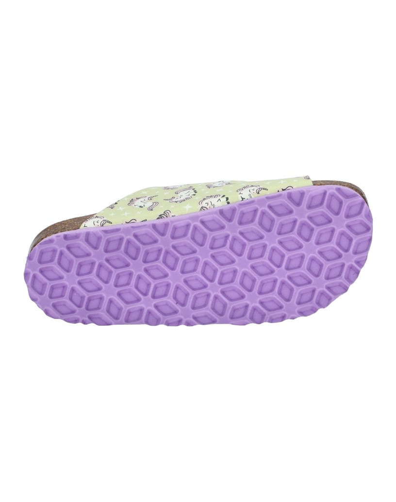 Lico-Pantolette-Bioline-Unicorn-grün