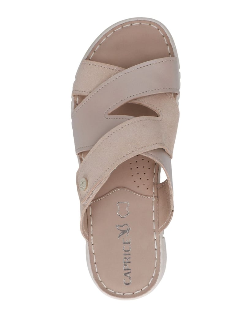 Caprice-Pantolette-beige