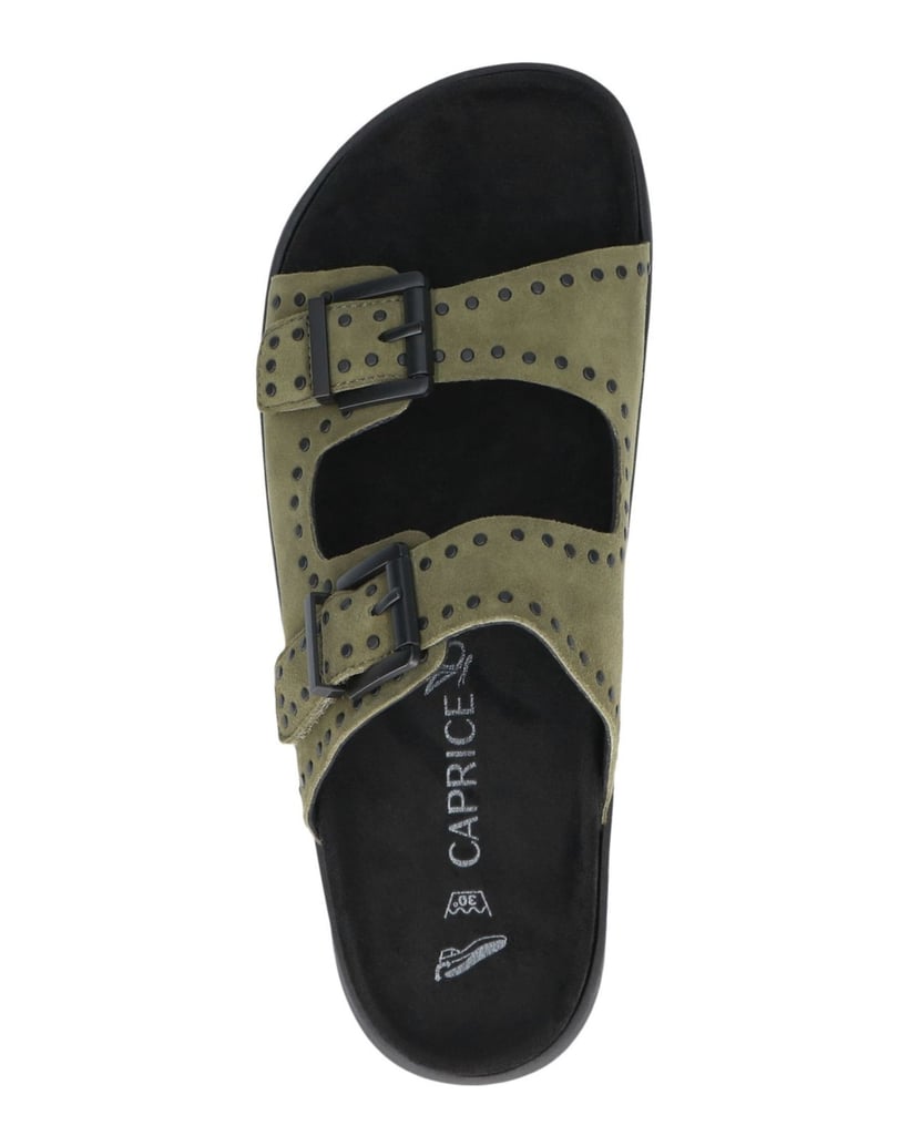 Caprice-Pantolette-oliv