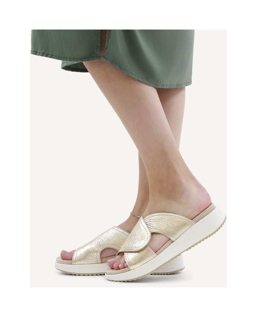 Caprice-Pantolette-blau