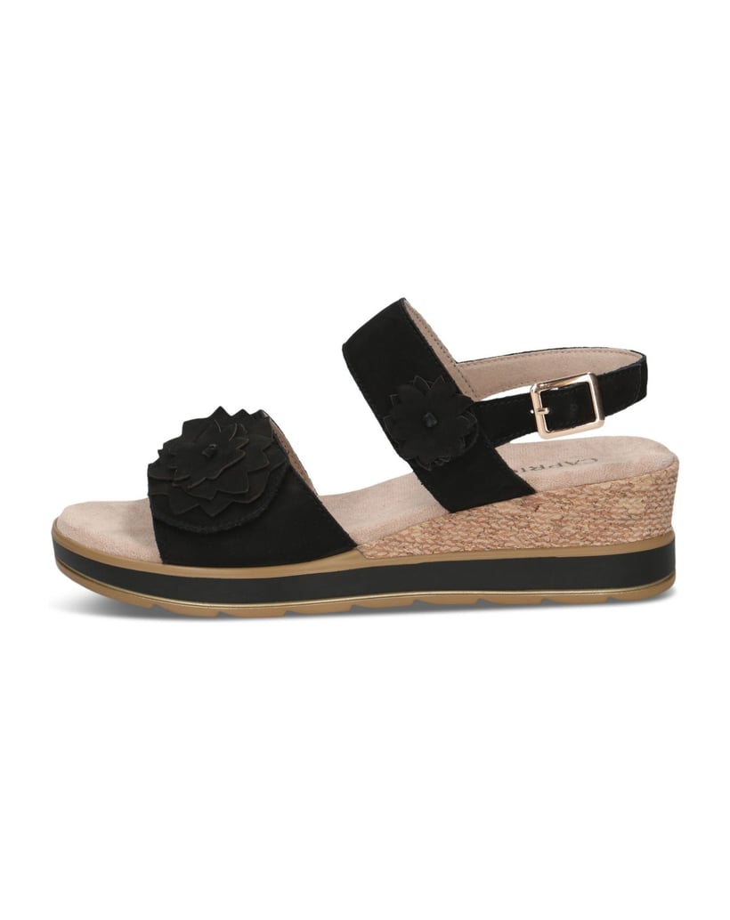 Caprice-Sandale-schwarz