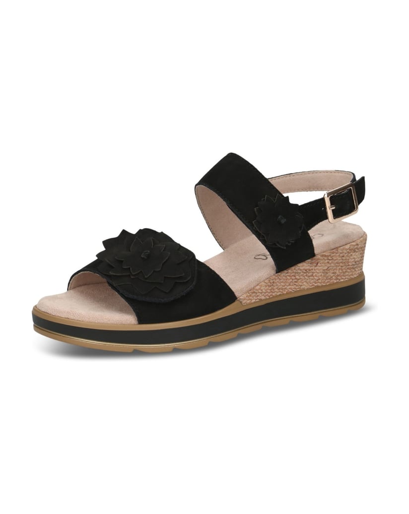 Caprice-Sandale-schwarz