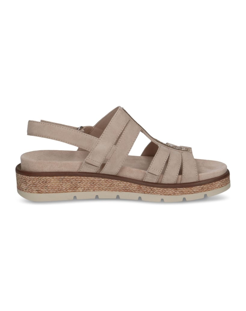 Caprice-Sandale-beige