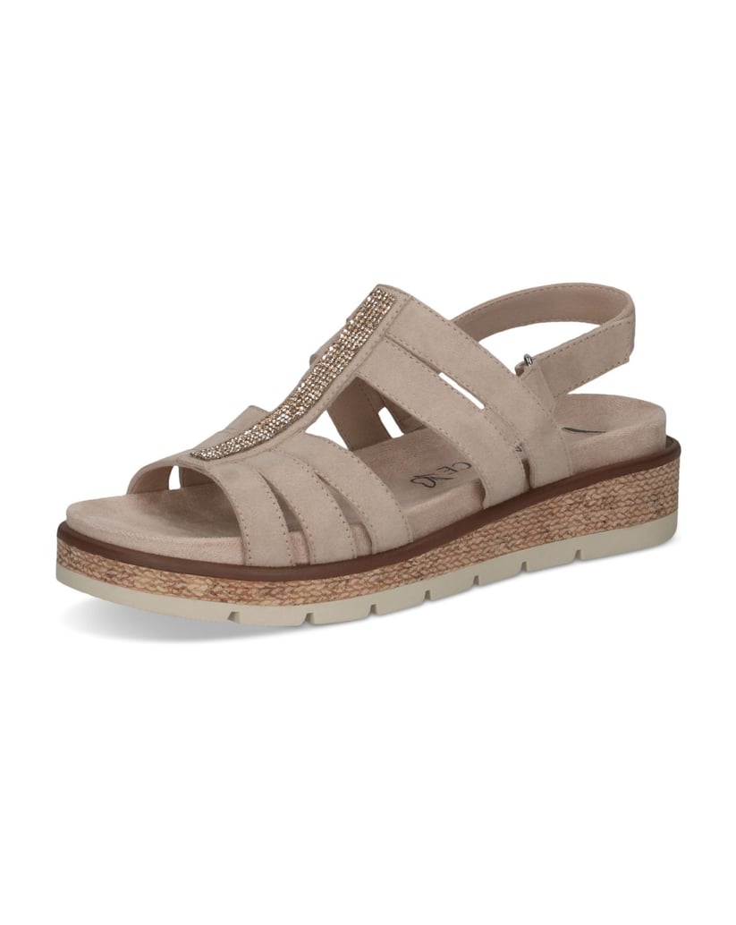 Caprice-Sandale-beige