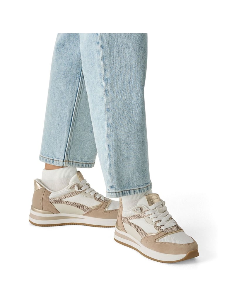 TAMARIS-Sneaker-braun-kombiniert