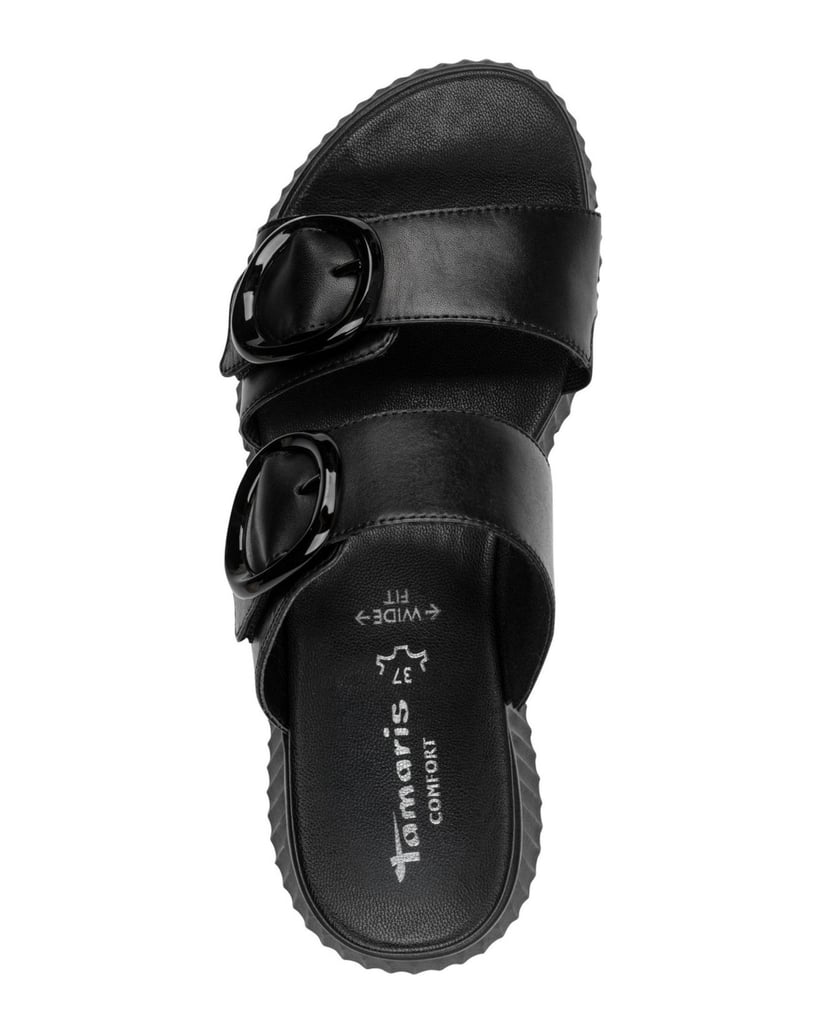 TAMARIS-Pantolette-schwarz