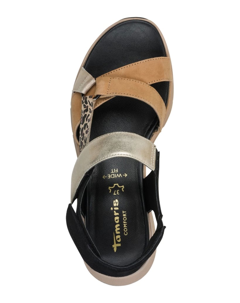TAMARIS-Sandalette-schwarz