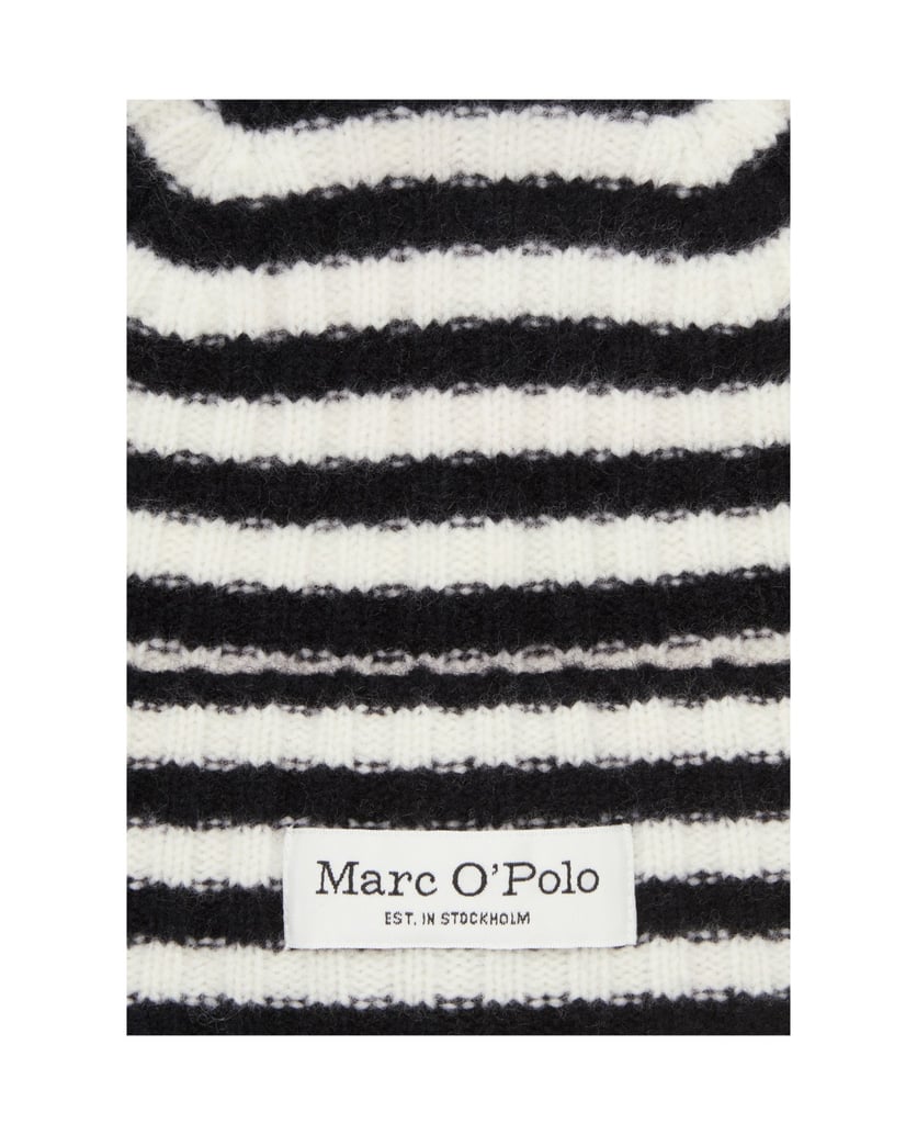 Marc-O´Polo-Gestreiftes-Beanie-grau