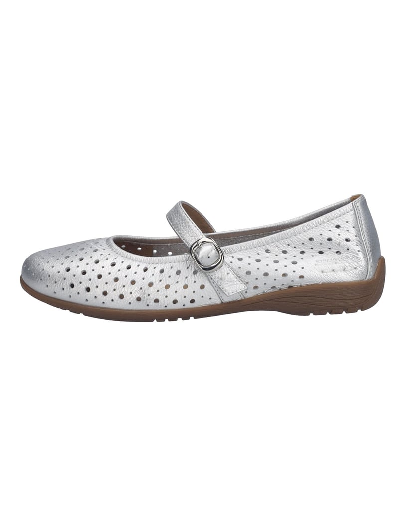 JOSEF-SEIBEL-JOSEF-SEIBEL-Fenja-41-|-Ballerina-für-Damen-|-Grau-silber