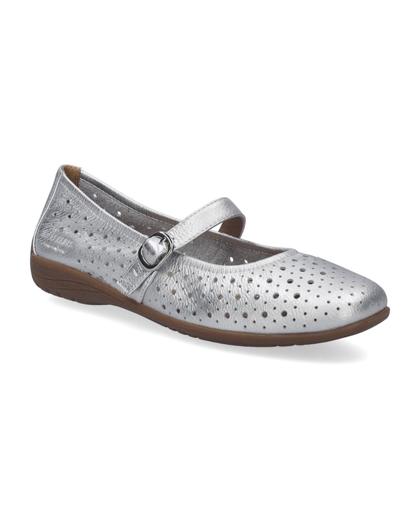JOSEF-SEIBEL-JOSEF-SEIBEL-Fenja-41-|-Ballerina-für-Damen-|-Grau-silber