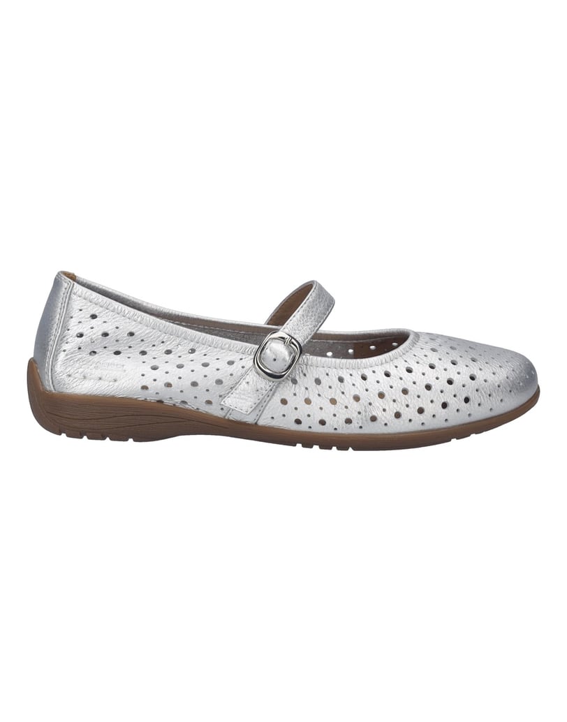JOSEF-SEIBEL-JOSEF-SEIBEL-Fenja-41-|-Ballerina-für-Damen-|-Grau-silber