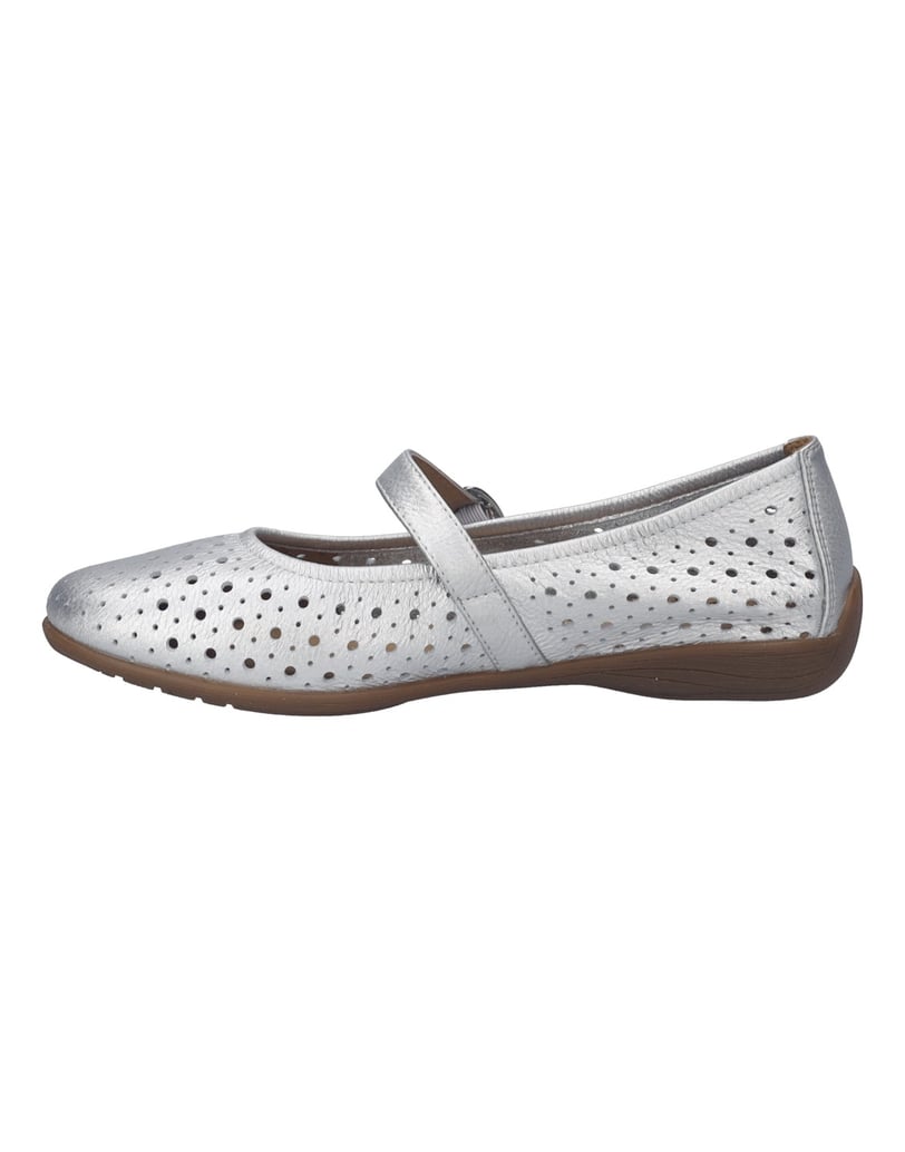 JOSEF-SEIBEL-JOSEF-SEIBEL-Fenja-41-|-Ballerina-für-Damen-|-Grau-silber