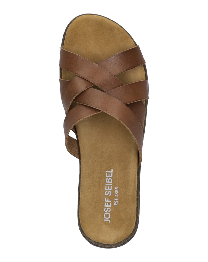 JOSEF-SEIBEL-JOSEF-SEIBEL-Fabricia-05-|-Slipper-für-Damen-|-Braun-cognac