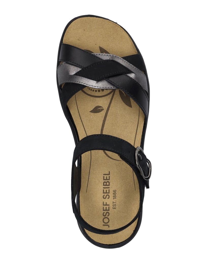 JOSEF-SEIBEL-JOSEF-SEIBEL-Ibiza-16-|-Sandale-für-Damen-|-Schwarz-schwarz