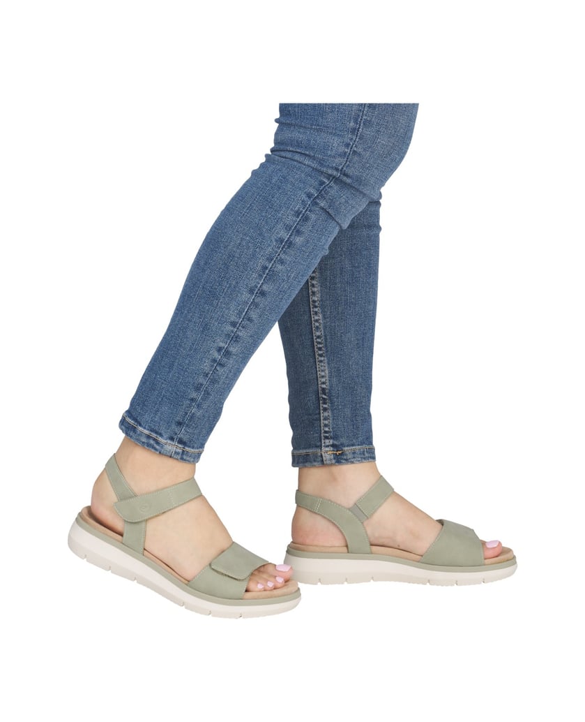 Remonte-Riemchensandalen-D2K58-grün