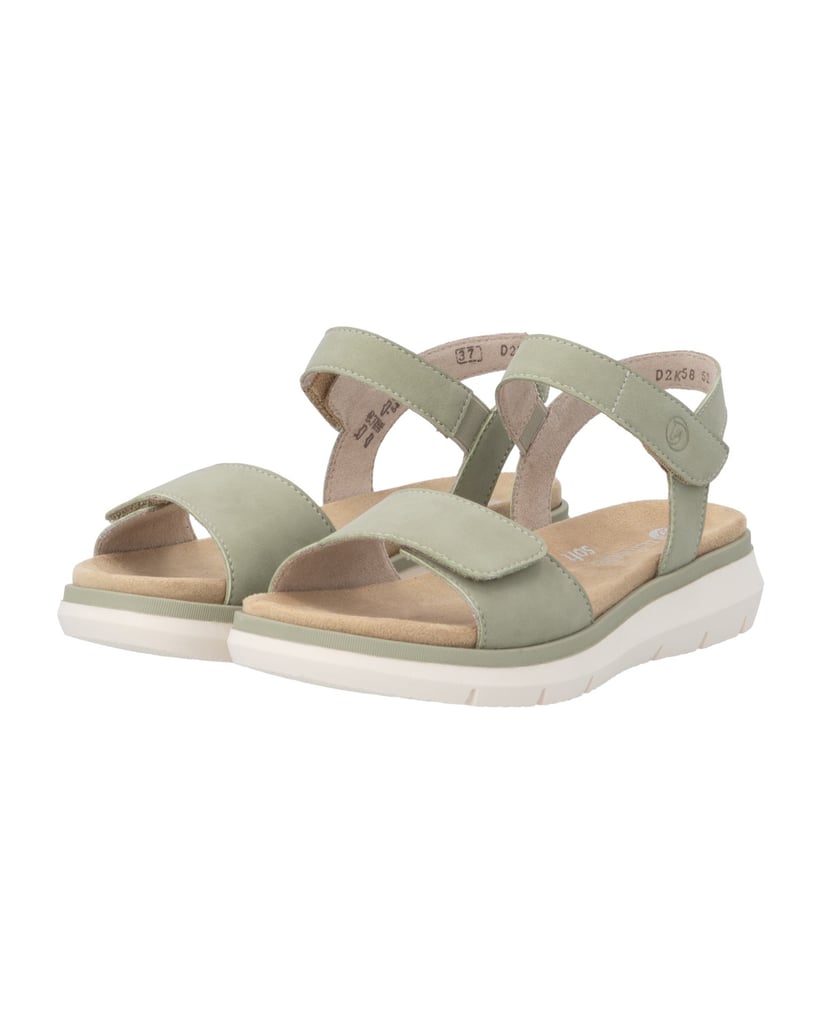 Remonte-Riemchensandalen-D2K58-grün
